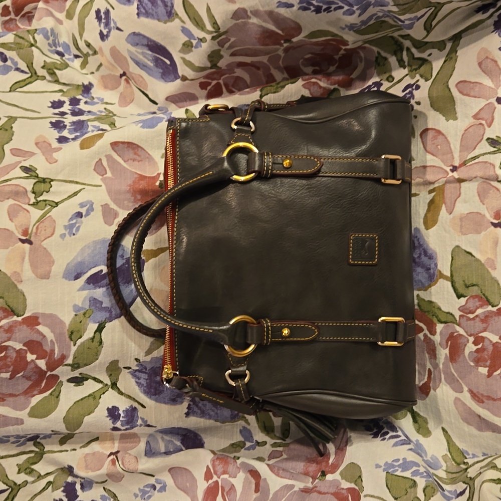 Dooney & BourkeGrey Leather Florentine Satchel